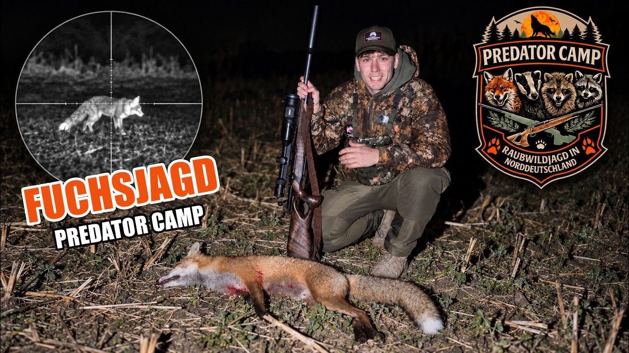Fuchsjagd bei Nacht &ndash; unterwegs beim Predator Camp #1