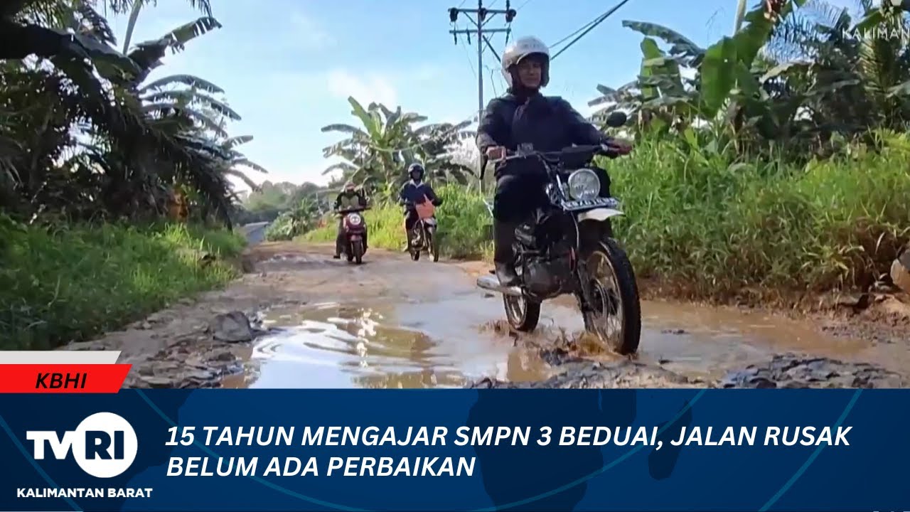 30 OKTOBER 2025 15 TAHUN MENGAJAR SMPN 3 BEDUAI, JALAN RUSAK BELUM ADA PERBAIKAN