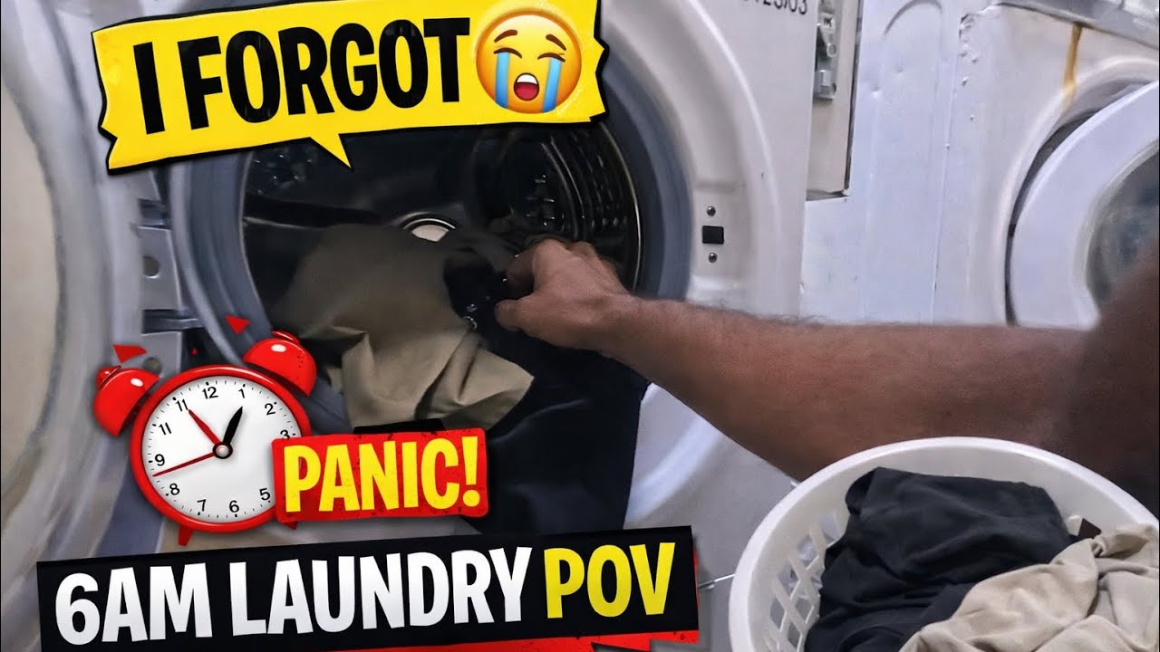 Day 1 POV Vlog: Laundry Panic at 6AM 😭