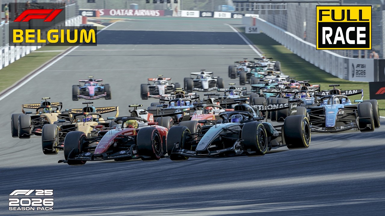 Гран-при Бельгии, Спа-Франкоршам, сезон F1 2026, F1 25 DLC, полная гонка