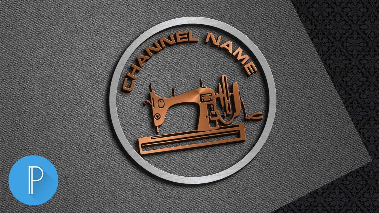 Tailor logo design on Android mobile,pixellab। অ্যান্ড্রয়েড মোবাইল দিলে দর্জি লোগো ডিজাইন।