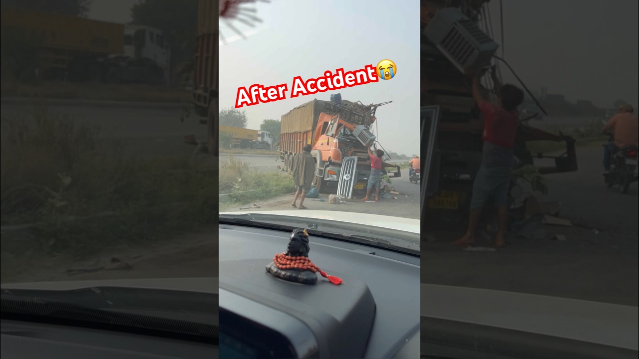 Sardi Mai Cooler🤣 #viralvideo #accidentnews #winter #fog #popular #shorts #viralshorts #trending