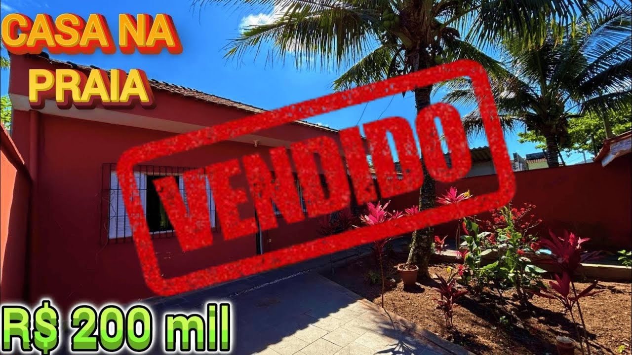 Casa imperdível na praia de Peruíbe com condição especial de pagamento R$ 200 mil