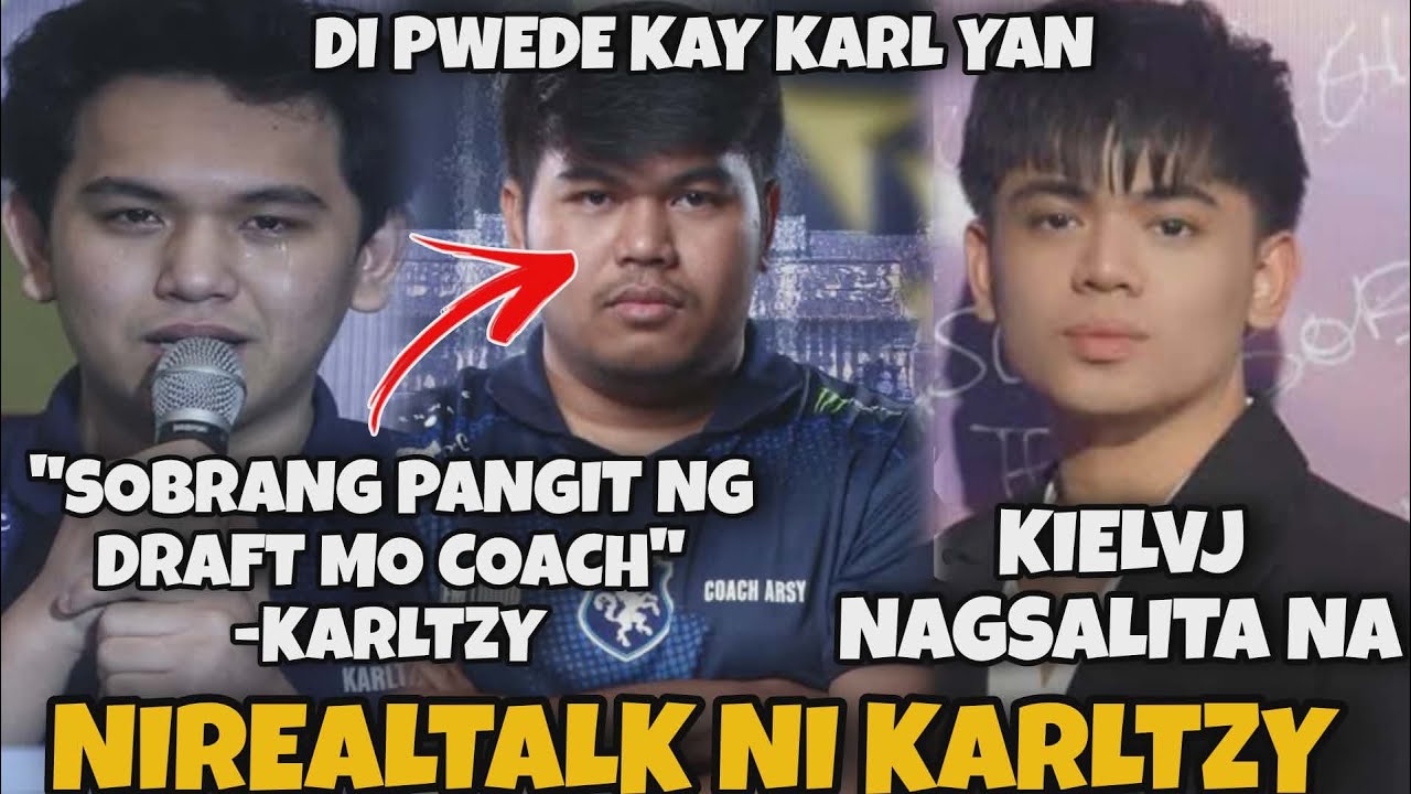 KARLTZY MAY REALTALK SA COACH NILA! KIELVJ NAGSALITA NA! KINUMPIRMA NA DITO NA MAGLALARO! DI SA TNC?