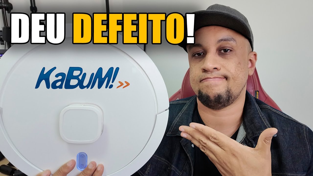 Aspirador Kabum Smart 900 DEU DEFEITO! Solução para configurar App, Compra de  Acessórios!