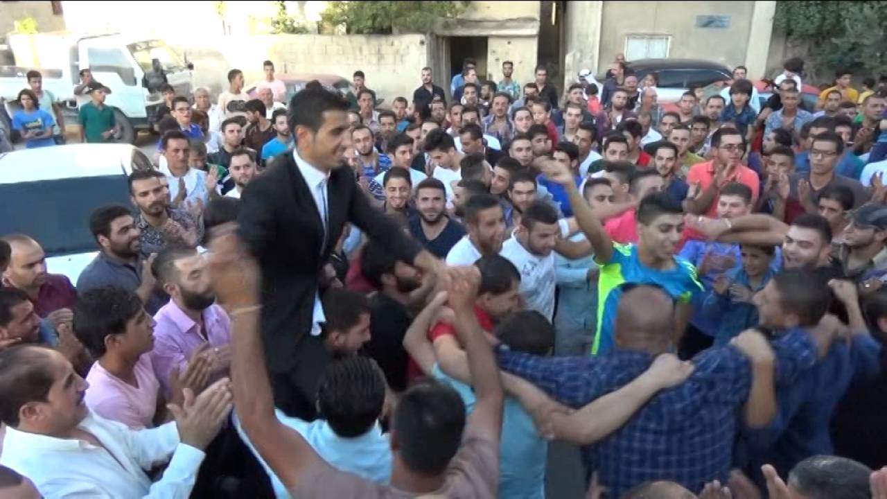 الهاشمي الشمالي زفة العريس ايهاب الجمزاوي من منزل جهاد البركوسي الجزاالثاني 2