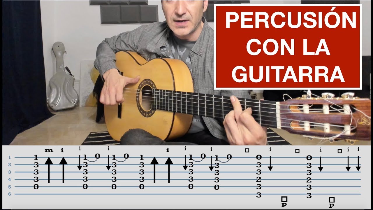 Percusión  con la Guitarra #2 Bulerias