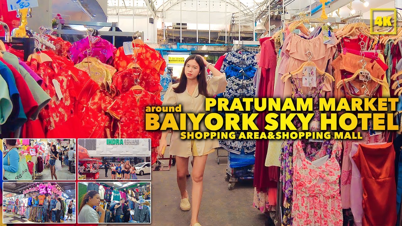 Explore Pratunam / around BAIYOKE SKY HOTEL & Indora Square