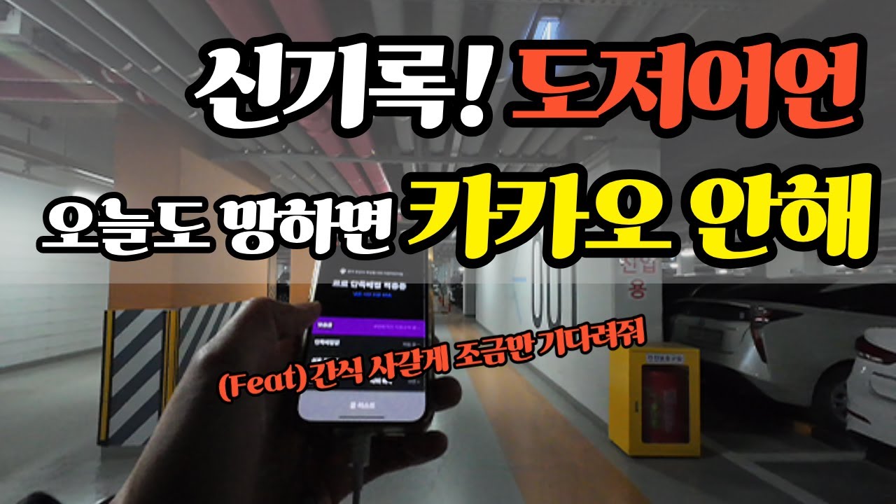 신기록 도전! 오늘도 콜 안주면 카카오 안해ㅣ #대리운전 #대리기사 #투잡 #부업