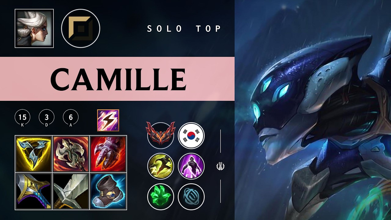 Camille Top vs Zaahen - KR Grandmaster Patch 26.06
