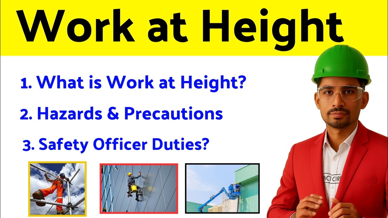 Work at Height Safety Training Video | What is Work at Height | Hazards and Safety Precautions 