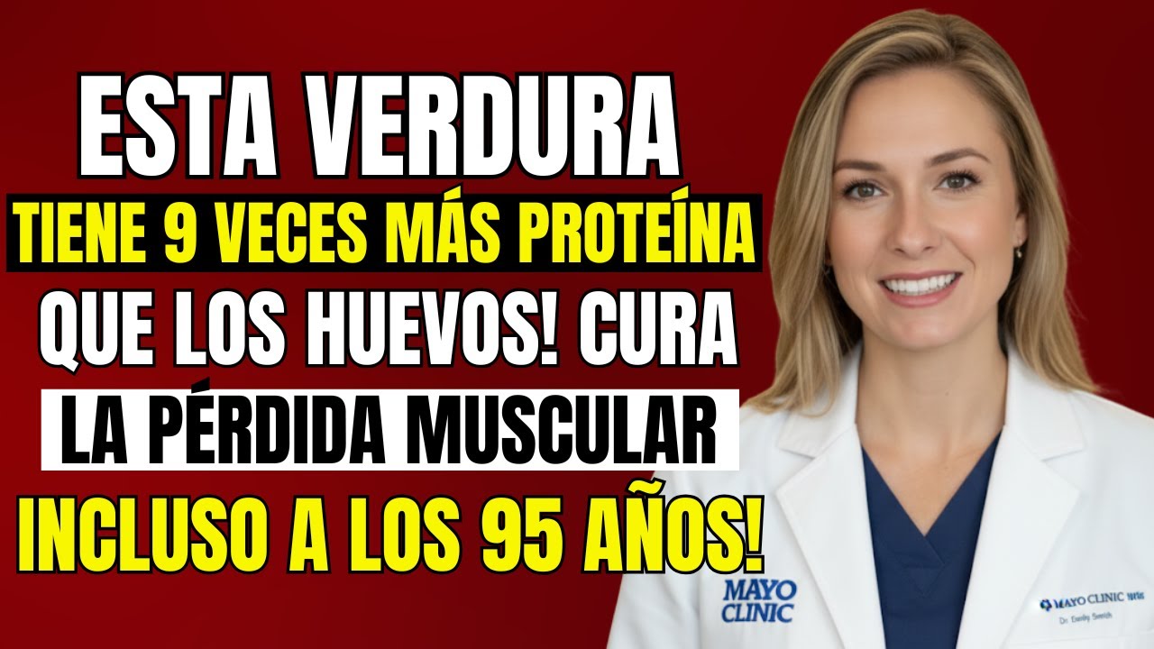 ¿Más de 60? Recupera tu Masa Muscular AHORA. Esta Verdura es una Excelente Fuente de Proteína.