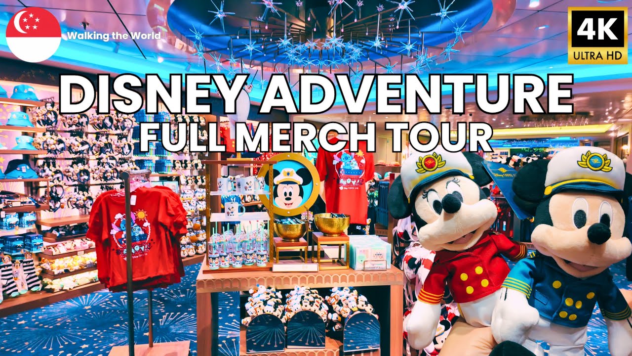 Disney Adventure Cruise FULL Merchandise Tour August 2026 | Every Exclusive Item & Store [4K]