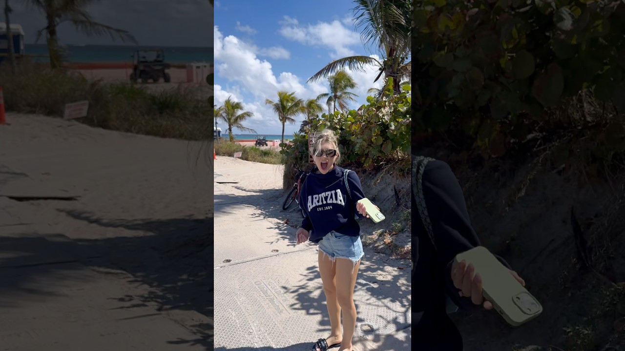 Beach magic trick