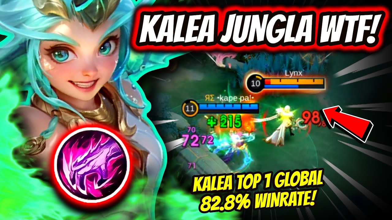 ¡ROMPE EL META YENDO KALEA JUNGLA! KALEA TOP 1 GLOBAL 83.8% WINRATE! | MOBILE LEGENDS