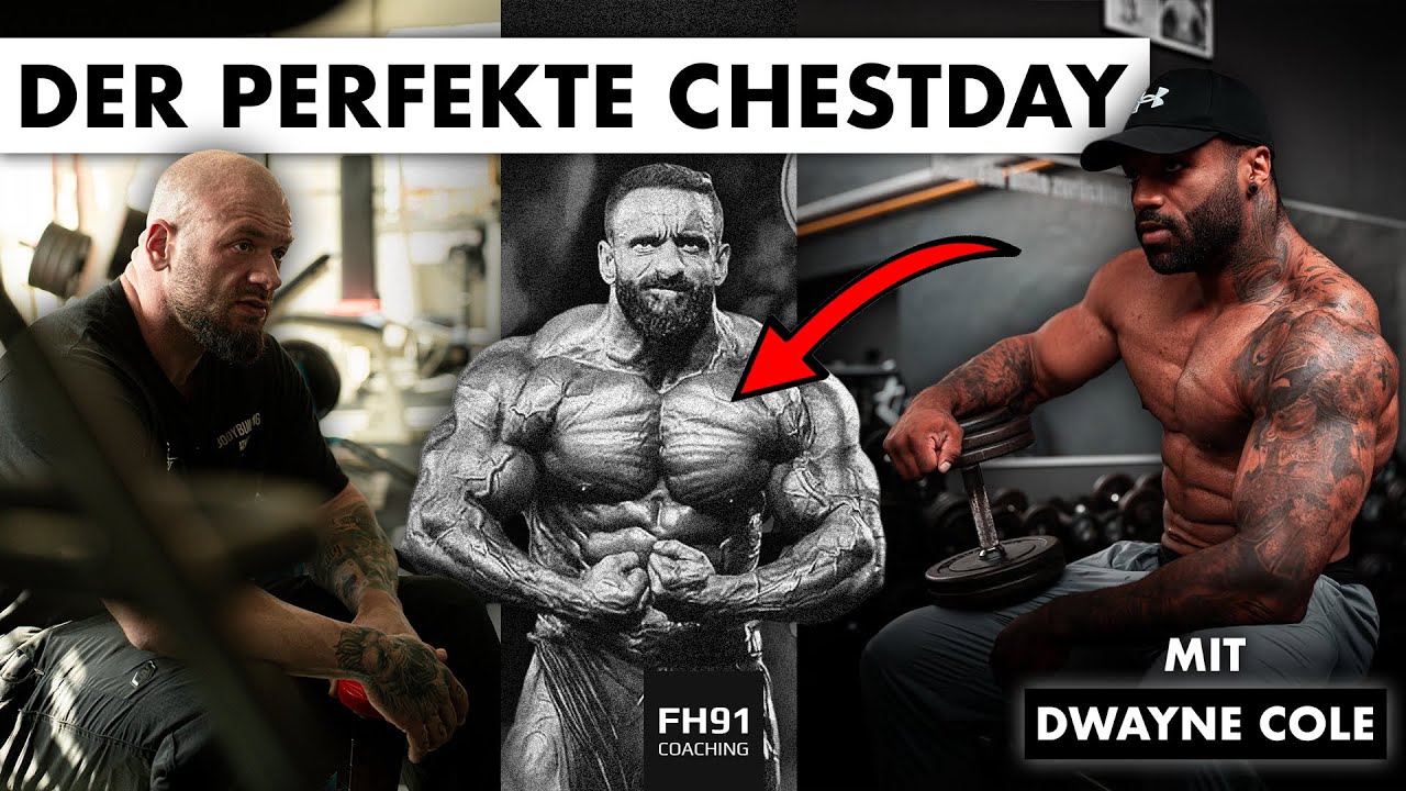 Diese Übungen brauchst DU um deine Brust aufzubauen! Brust Training Tutorial mit @Dwayne Cole  🦾
