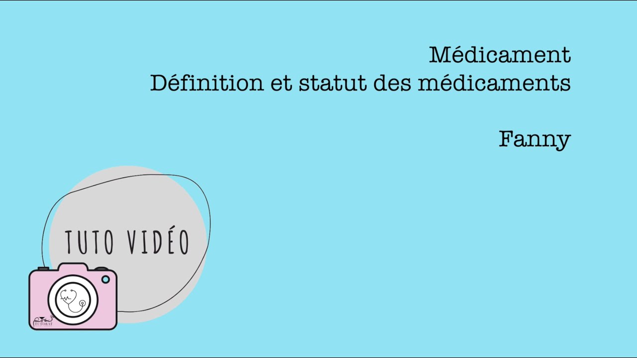 Médicament – Définition et statut des médicaments