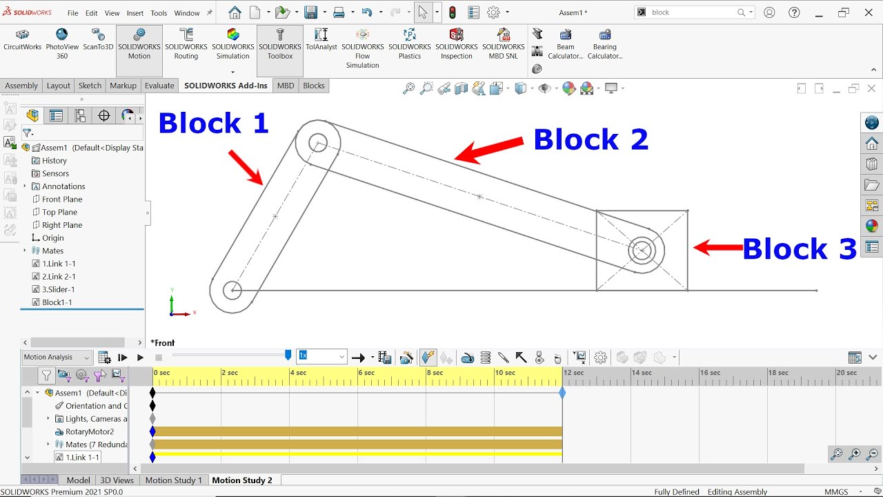 Blocks in Solidworks
