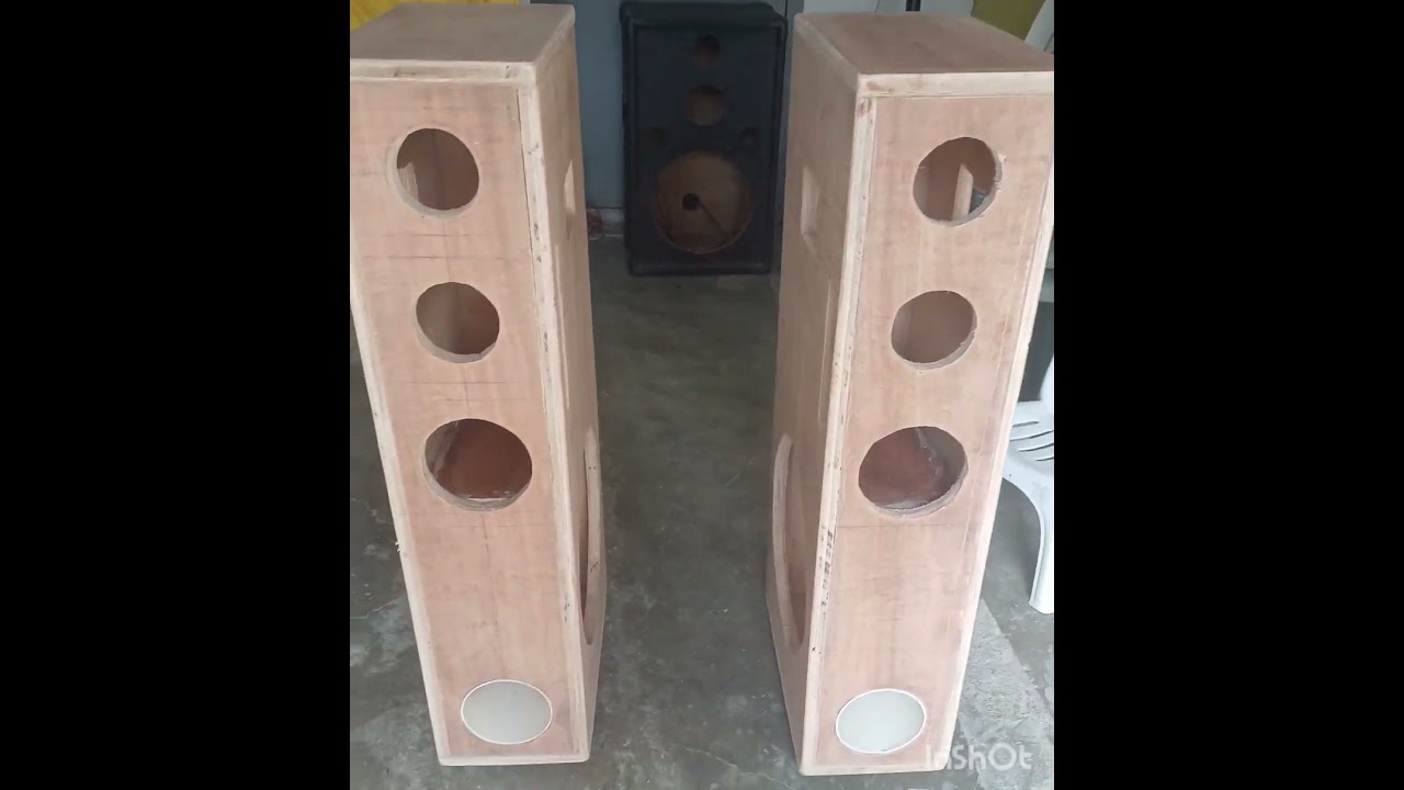 D12 instrumental speaker with tower speaker box design