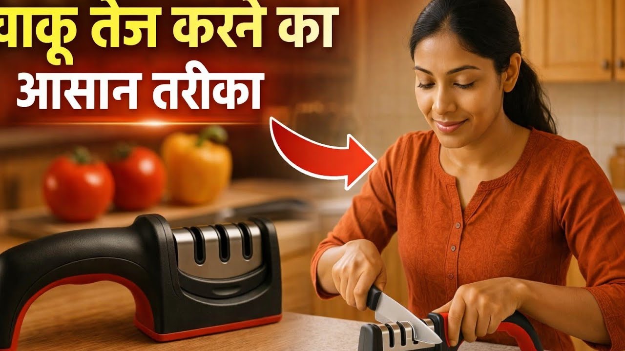 how to sharpen a knife || latest knife sharpening tool 2026