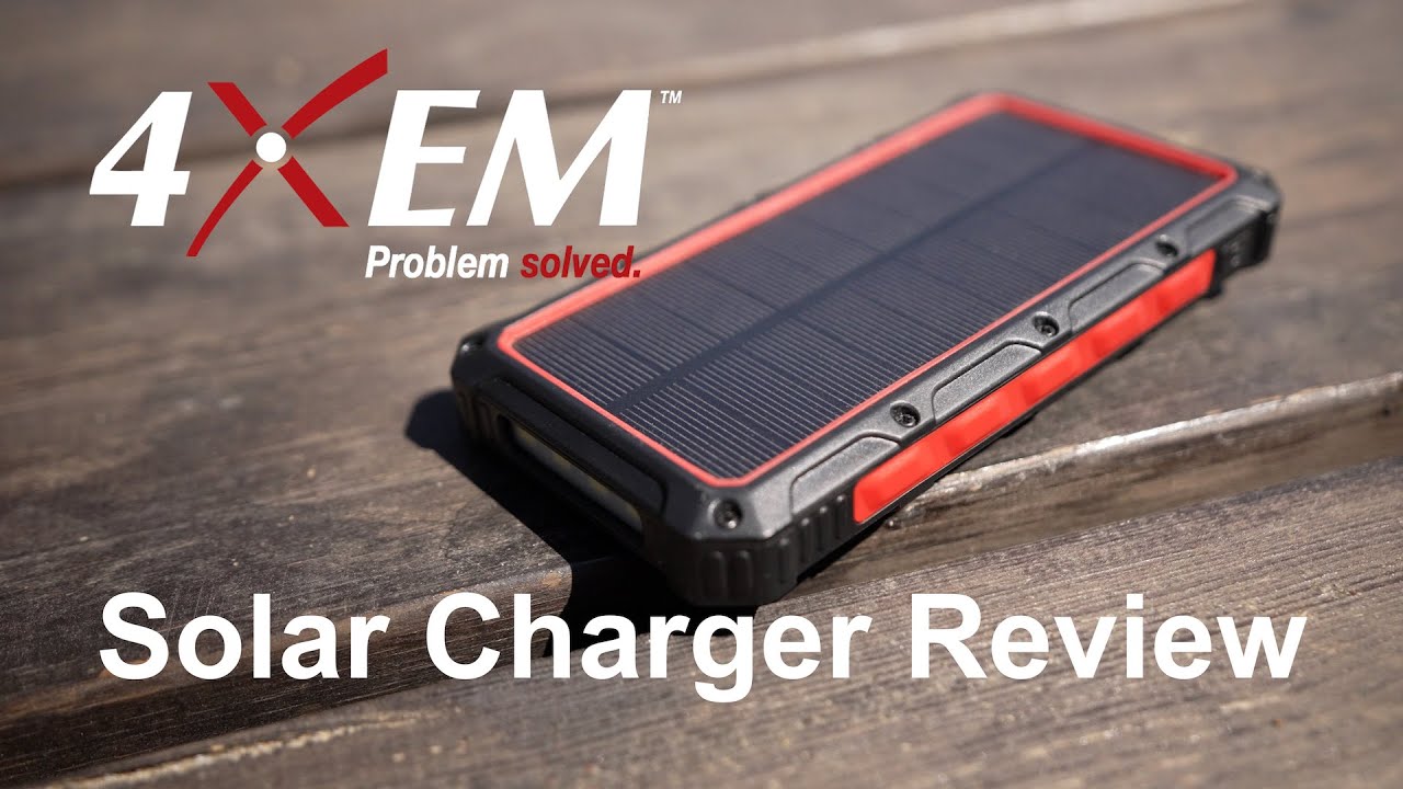 4XEM Solar Charger Review by Chris Atkins