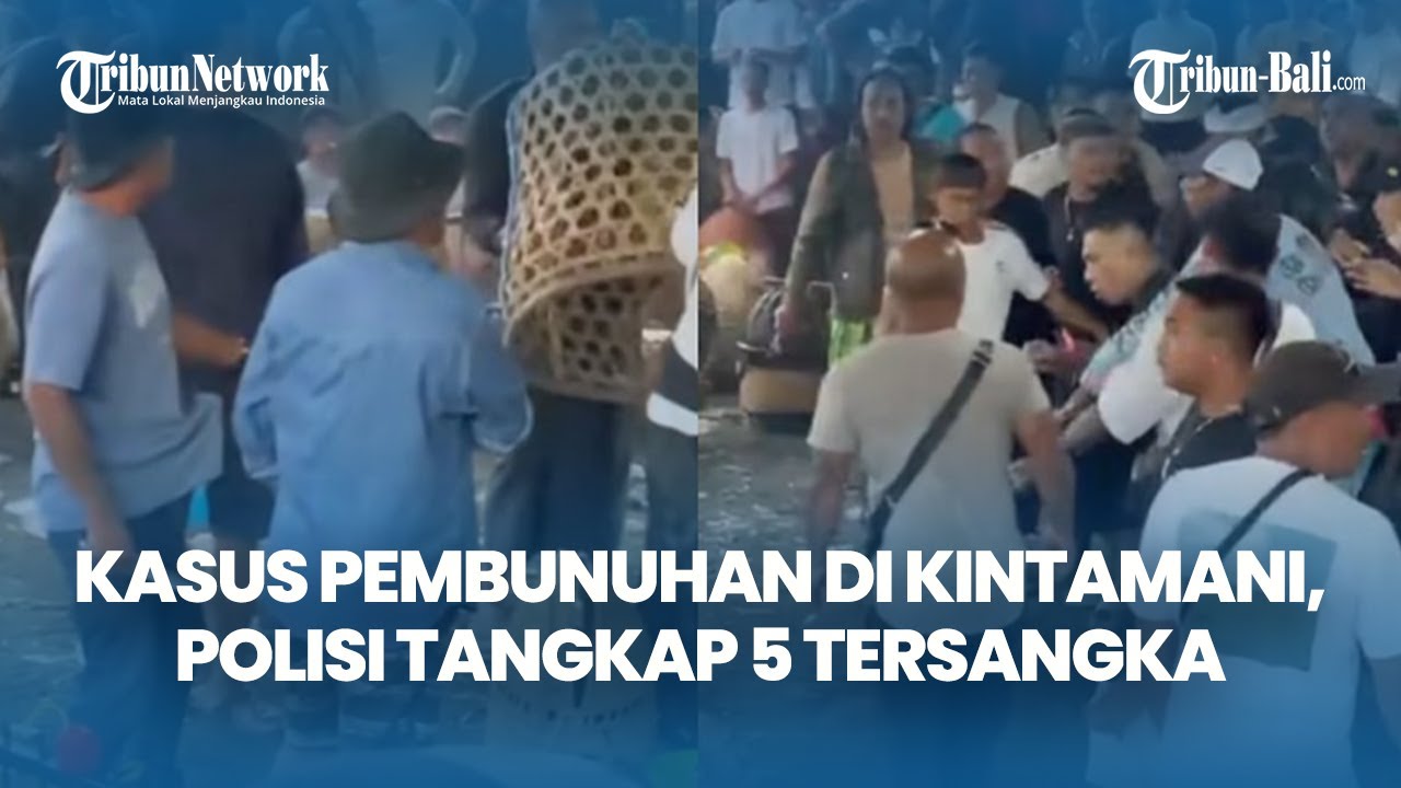 Polres Bangli Tetapkan 5 Tersangka dalam Kasus Pembunuhan dan Perjudian di Desa Songan