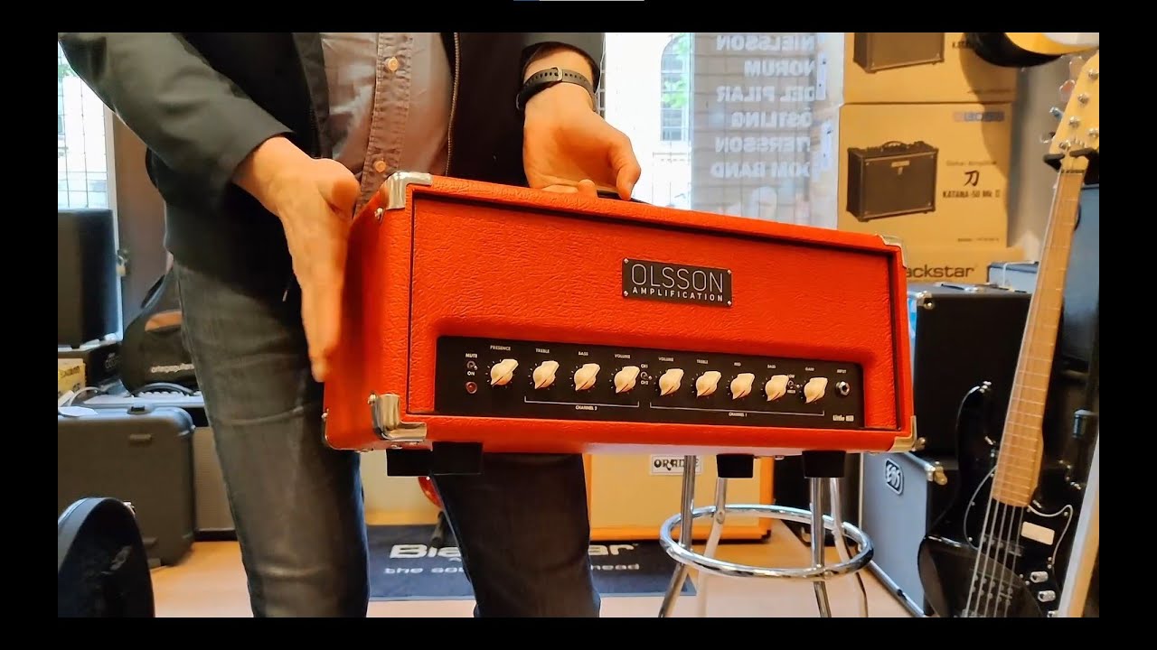 En helt OVANLIG dag på Musikhuset Karlstad - Olsson Amps Little Hill 20 Unboxing
