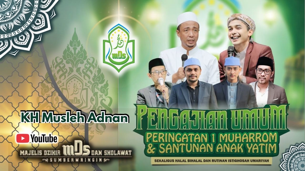 🔴LIVE||KH MUSLEH ADNAN MADURA NGAJI DAN BERSHOLAWAT MDS ||1 MUHARROM & SANTUNAN ANAK YATIM 2026
