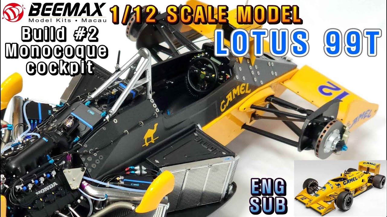 [BEEMAX] 1/12 ScaleModel LOTUS 99T by AyrtonSenna Part 2