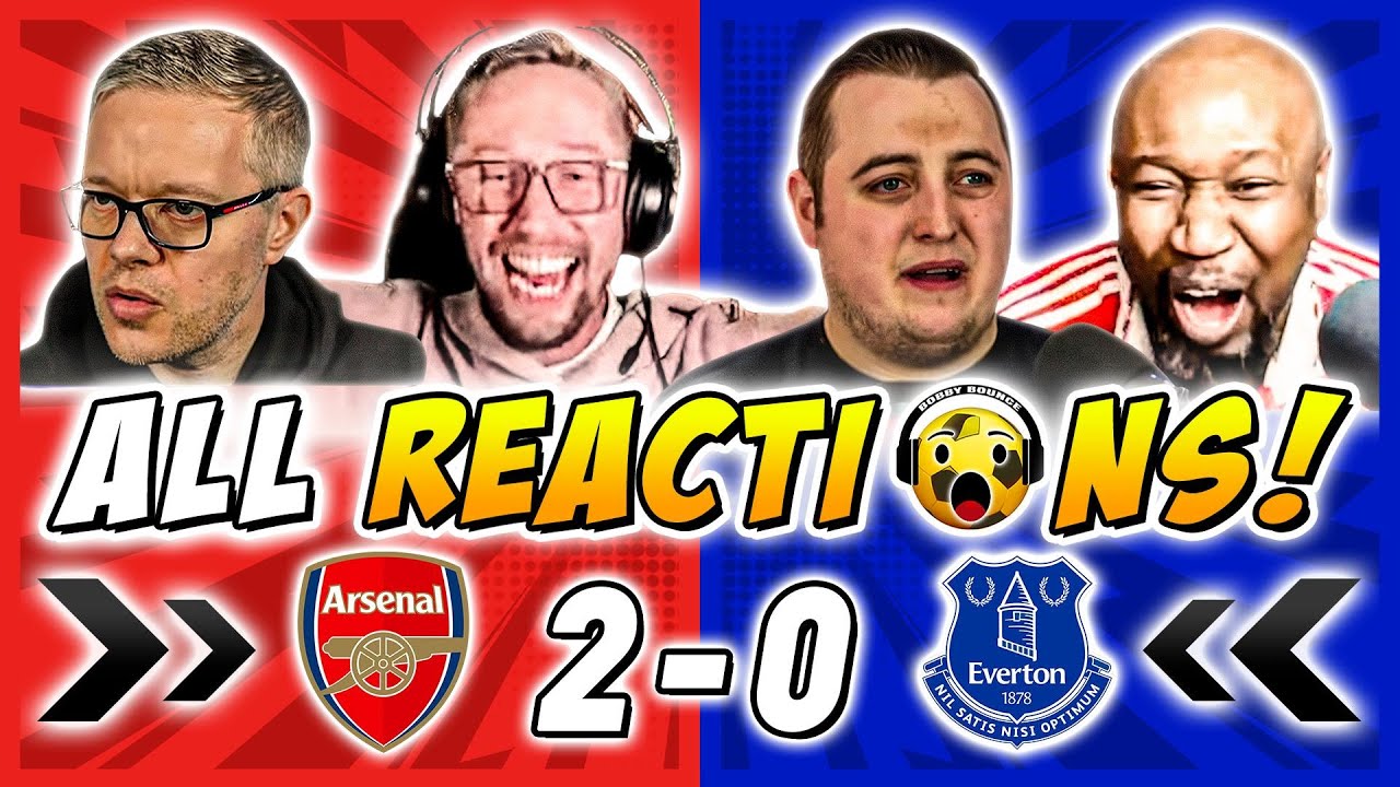 Arsenal and Rivals & Haters Fan Reactions to Arsenal 2-0 Everton | Premier League Fan Reactions