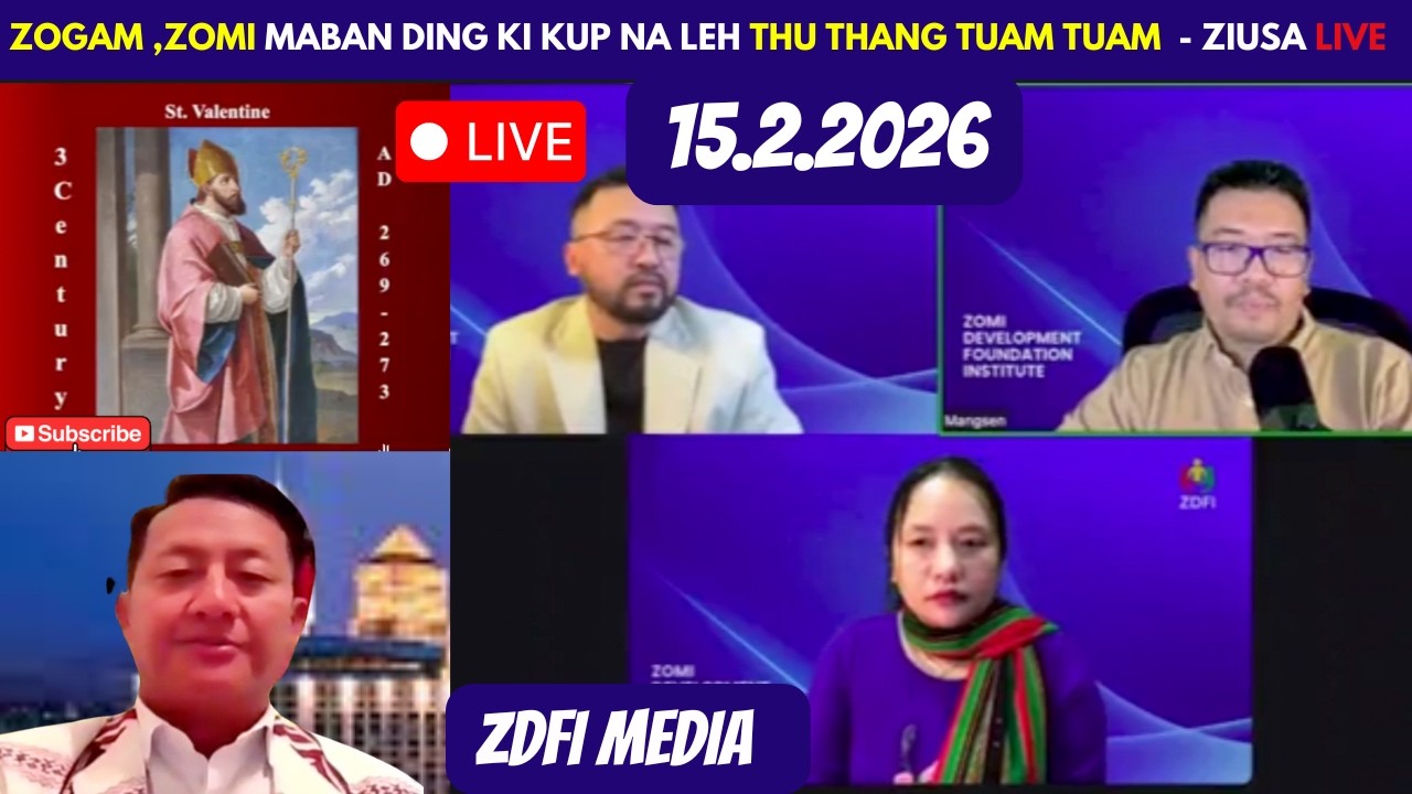 ZOGAM ZOMI MABAN LEH TULAI THU THANG TUAM TUAM - ZDFI LIVE