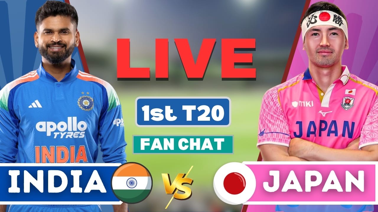 🔴LIVE: INDIA VS Japan, 1ST T20I, 2026 SERIES, LIVE SCORE & COMMENTARY | IND VS JPN | SPORTSINFONPL