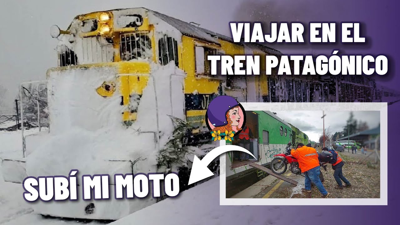 SUBÍ CON MI MOTO AL TREN PATAGÓNICO - De Bariloche a Viedma