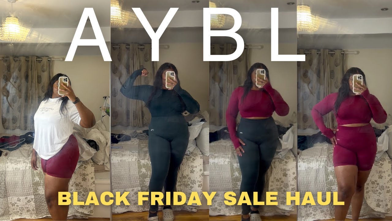 AYBL Gymwear BALANCE V2 & EMPOWER SEAMLESS Haul Plus Size #abyl #plussizefashion #blackfridayhaul