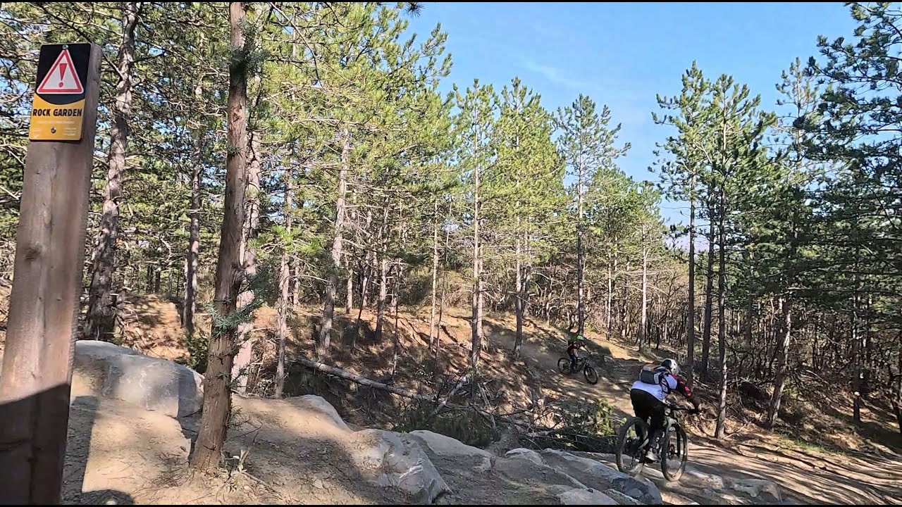 Château-Arnoux secteur les Toboggans et la XCO