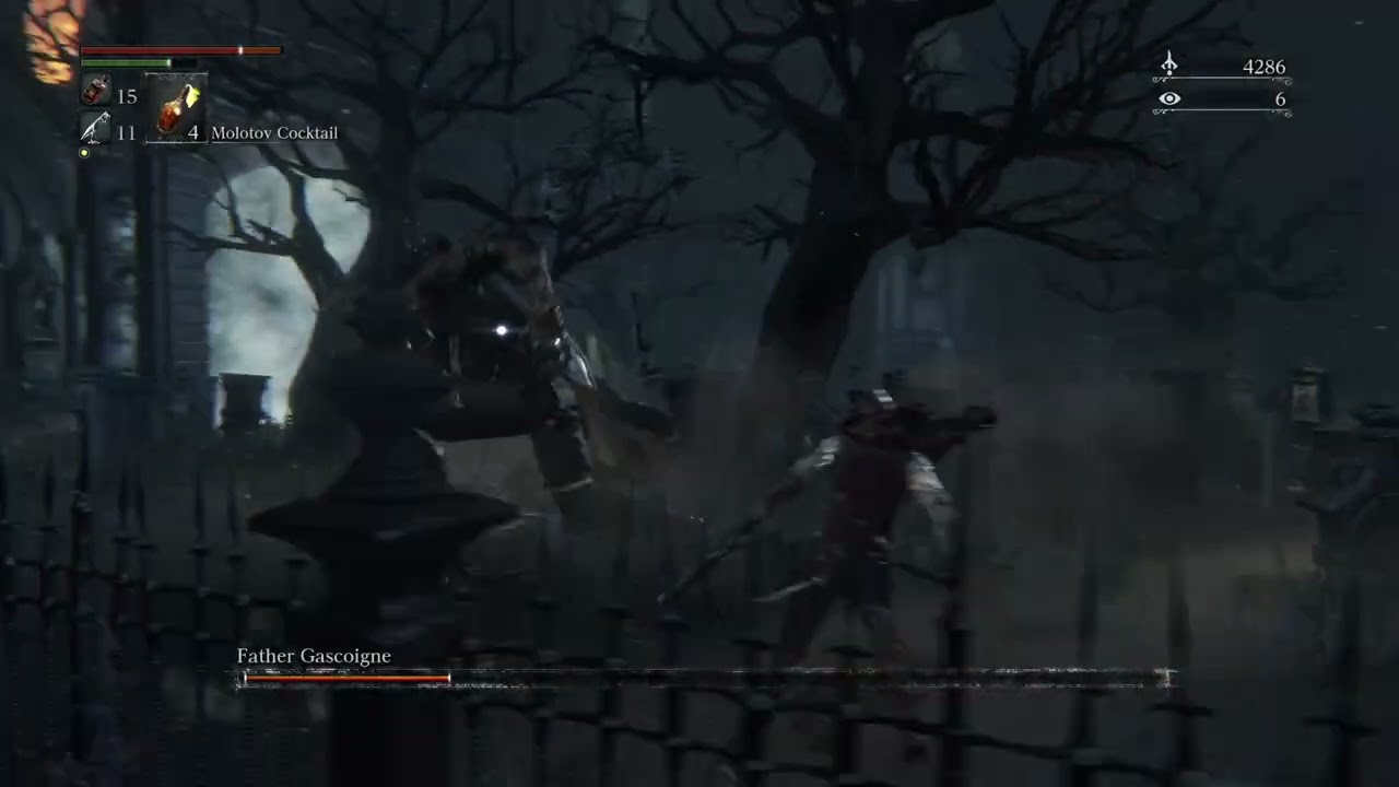 professional soulsborne player vs father gascoigne