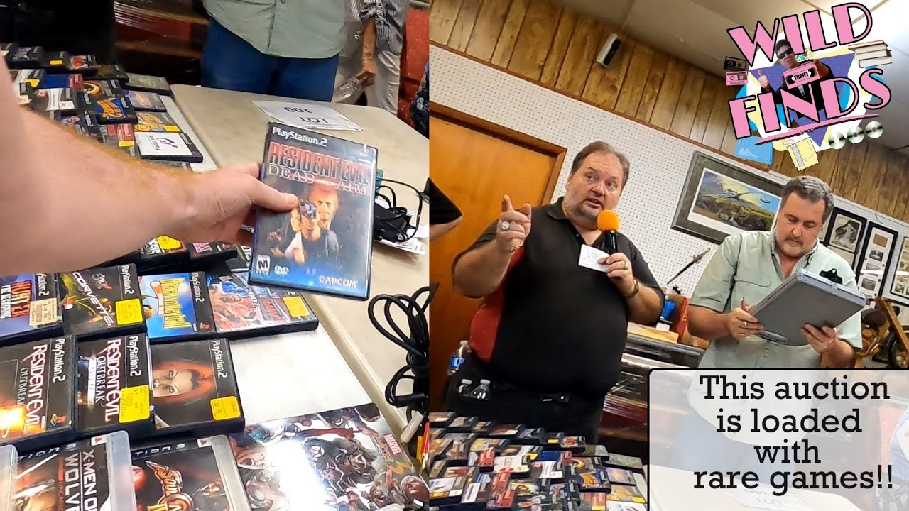 Get lucky hunting for video games at this public auction