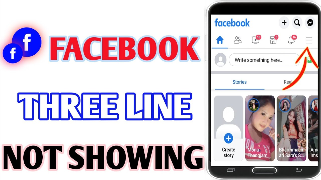 New Update Facebook Three Line Not Showing // Facebook Menu Option Not Showing