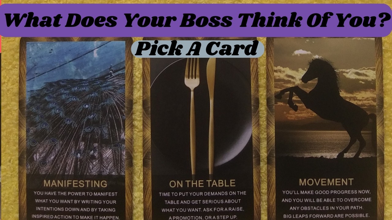 🤔What Does Your Boss Think Is You? Tarot Pick A Card Reading #pickacardboss #bossreading #bosstarot