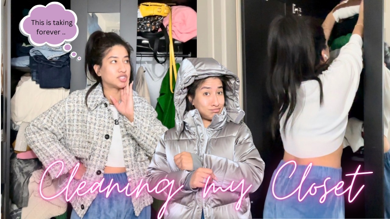 MASSIVE CLOSET CLEAN OUT! TRYING ON MY CLOTHES, AM I KEEPING TOO MUCH? PART 2