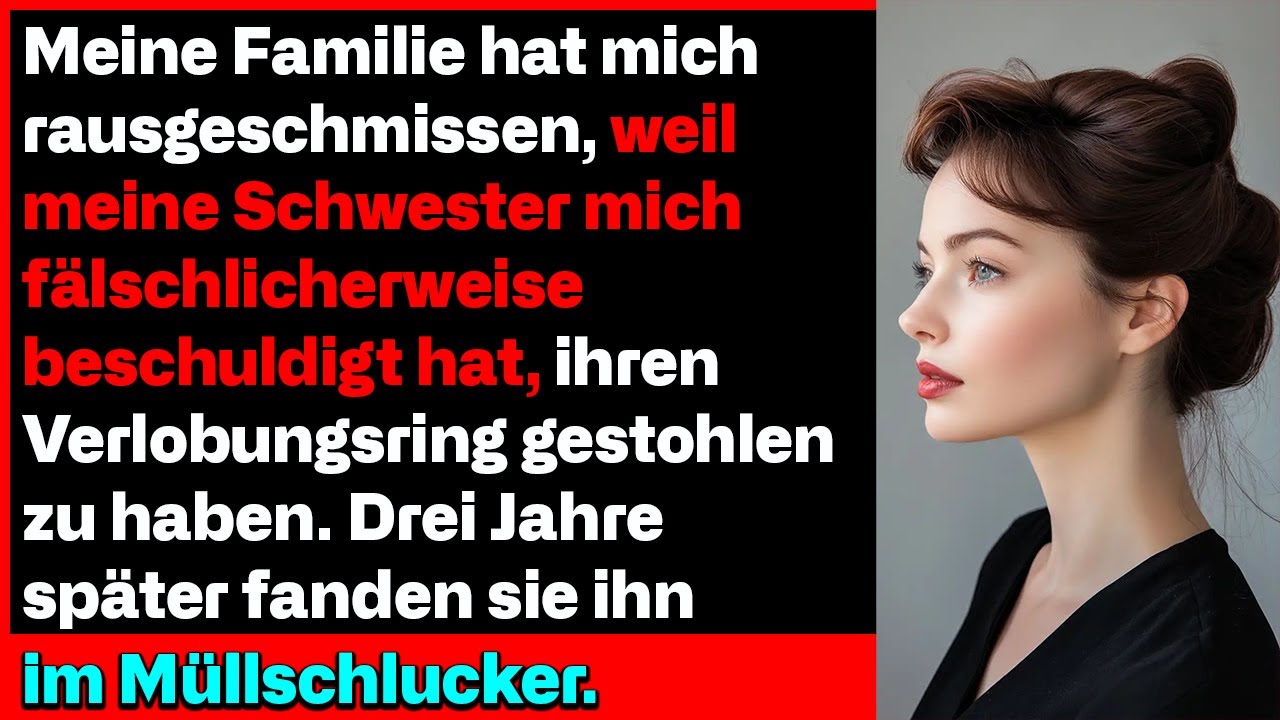 Meine Familie hat mich rausgeschmissen,nachdem meine Schwester mich fälschlicherweise des Diebstahls