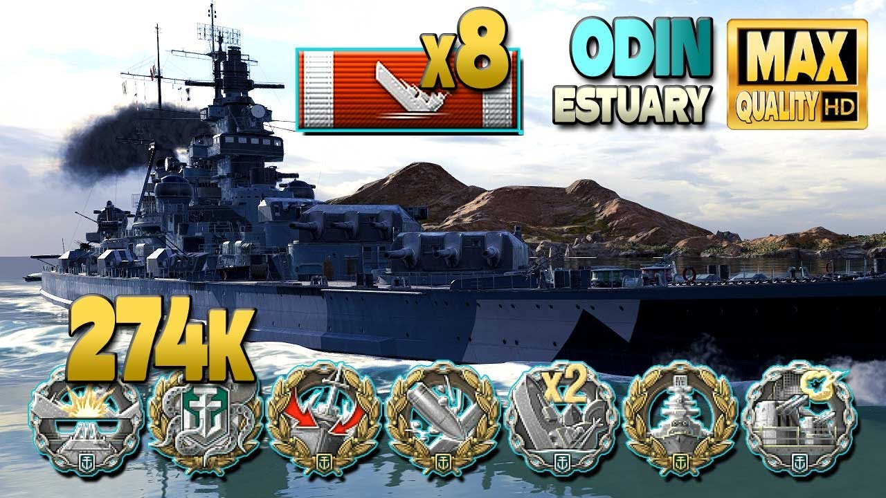 Один: 100% боевых действий и уничтожено 8 кораблей - World of Warships