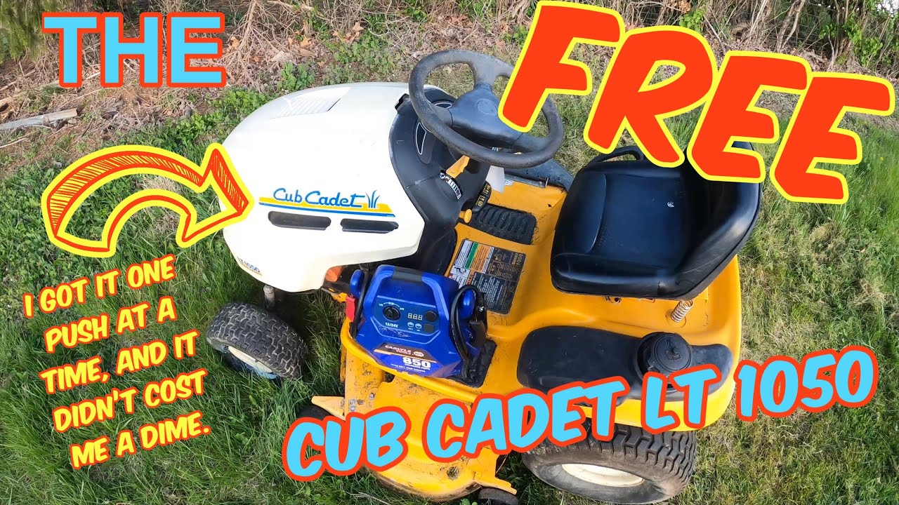 FREE Cub Cadet LT1050 WILL IT DRIVE???