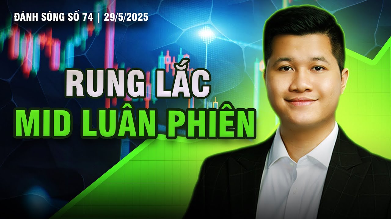 ĐÁNH SÓNG SỐ 74/2025:  RUNG LẮC - MID LUÂN PHIÊN | Anh Lương Vịt