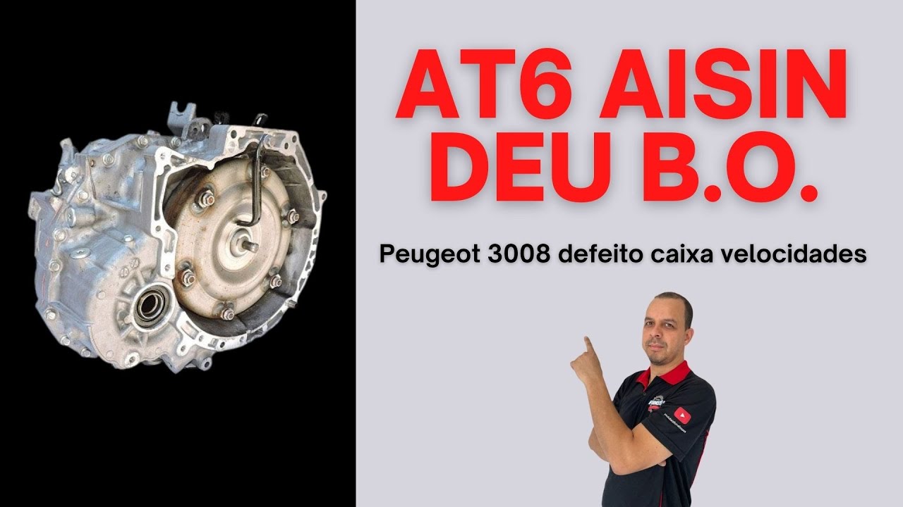 Peugeot 3008 deu pau cambio AT6 Aisin