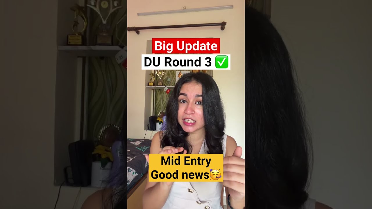 DU Big update🚨 Round 3 and mid entry (Vacant seats🔥)