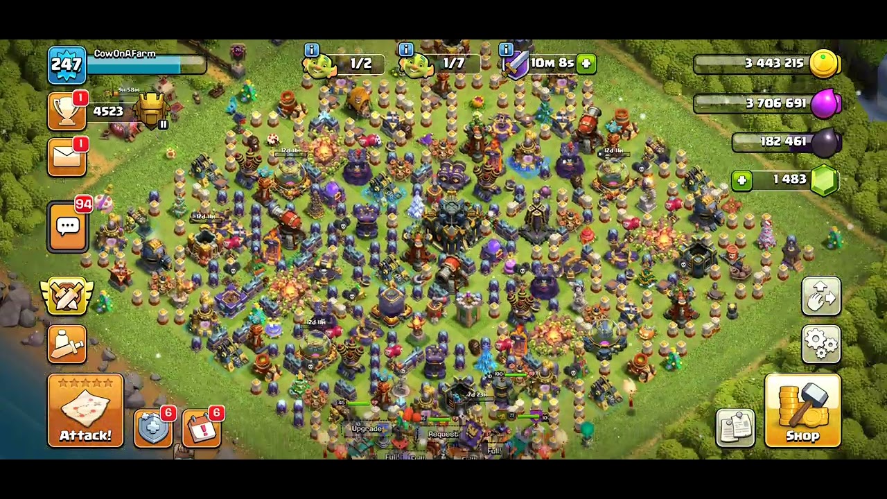 Ep.3 Of Farm To Max Th17! Many Hammers Used And A Quick 10 Star Bonus! Titan Farming!