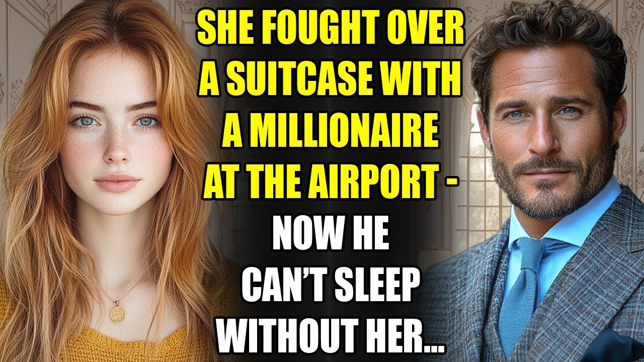 She Fought Over a Suitcase With a MILLIONAIRE at the Airport - Now He Can’t Sleep Without Her...