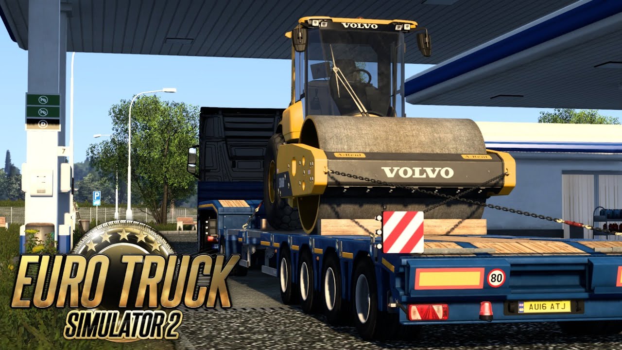 #ETS2 Volvo Compactor SD160b @dhl  to @UPS , #Plymouth to #London  - Euro Truck Simulator 2