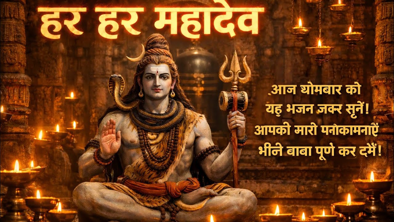 आज सोमवार ❤️👆👆❤️❤️को यह भजन जरूर सुने आपकी सारी मनोकामनाएं पूरी होगी 💸